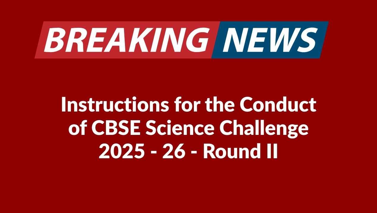 CBSE Science Challenge Instructions